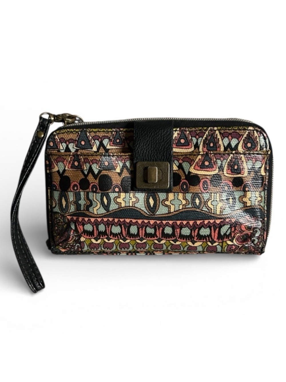 SAKROOTS Artist Circle Tech It Out Zip-Around Crossbody Bag